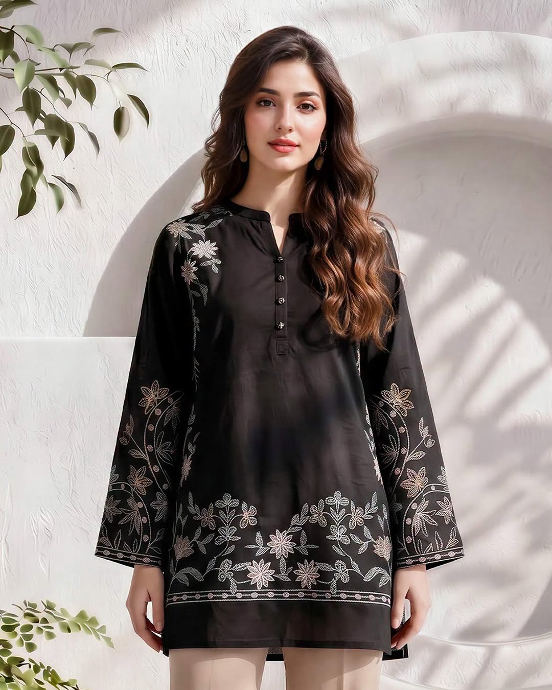 How to Style a Black Embroidered Lawn Kurti for Every Occasion | ZARYAN BRAND