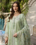 Mint Green Embroidered Premium 3 Piece Unstitched Suit – Elegant Pakistani Women's Wear